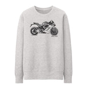 JL Illustration For A Ducati SuperSport S Motorbike Fan Jumper