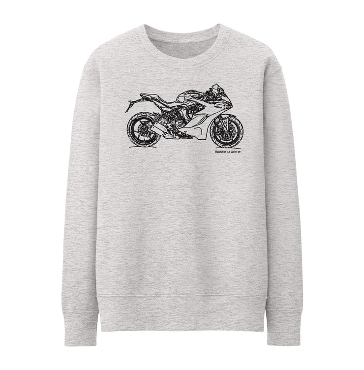 JL Illustration For A Ducati SuperSport S Motorbike Fan Jumper