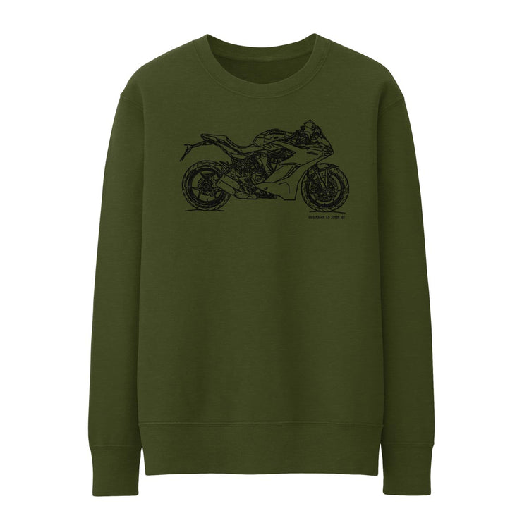 JL Illustration For A Ducati SuperSport S Motorbike Fan Jumper
