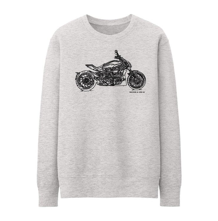 JL Illustration For A Ducati XDiavel S Motorbike Fan Jumper