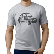 JL Illustration For A Fiat 500 Lusso 1969 Motorcar Fan T-shirt