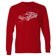 JL Illustration For A Fiat X19 Bertone Motorcar Fan LS-Tshirt