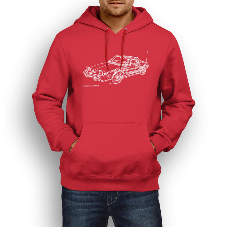 JL Illustration For A Fiat X19 Bertone Motorcar Fan Hoodie