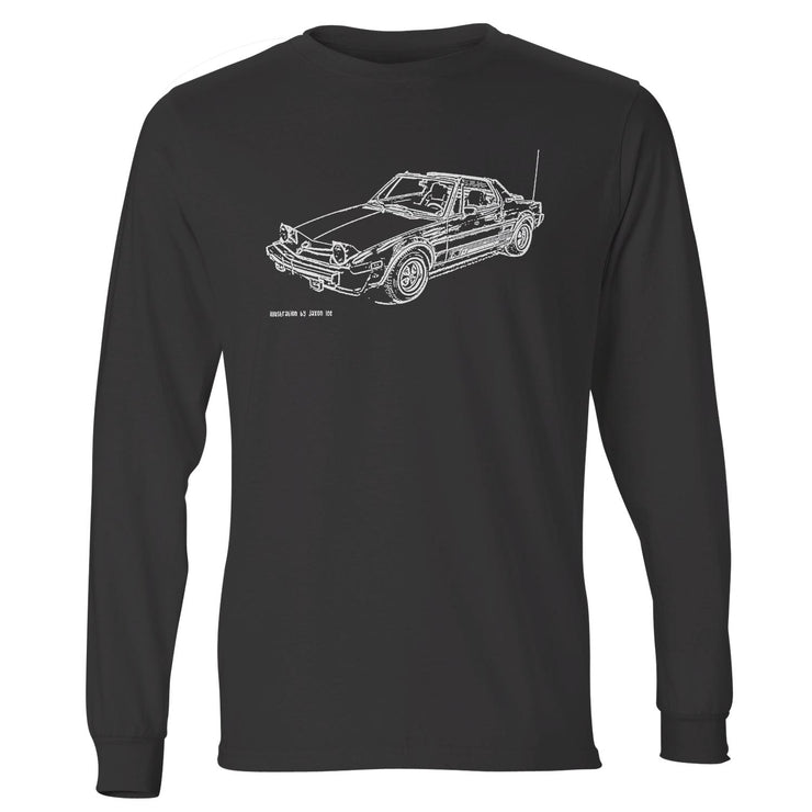 JL Illustration For A Fiat X19 Bertone Motorcar Fan LS-Tshirt