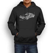 JL Illustration For A Fiat X19 Bertone Motorcar Fan Hoodie