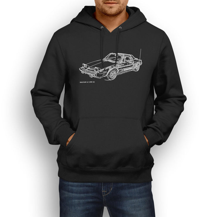 JL Illustration For A Fiat X19 Bertone Motorcar Fan Hoodie