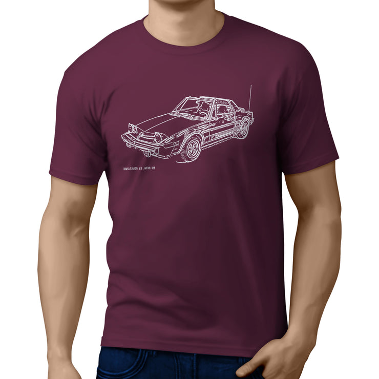 JL Illustration For A Fiat X19 Bertone Motorcar Fan T-shirt