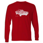 JL Illustration For A Ford 1966 Mustang Convertible Motorcar Fan LS-Tshirt