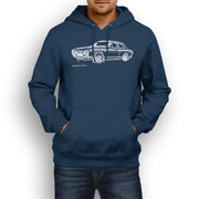 JL Illustration For A Ford Escort Mk1 Mexico Motorcar Fan Hoodie