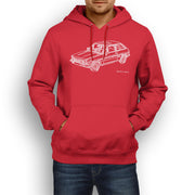 JL Illustration For A Ford Fiesta Mk1 XR2 Motorcar Fan Hoodie