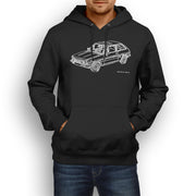 JL Illustration For A Ford Fiesta Mk1 XR2 Motorcar Fan Hoodie