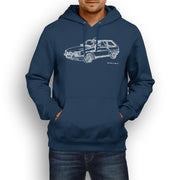 JL Illustration For A Ford Fiesta Mk2 XR2i Motorcar Fan Hoodie