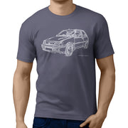 JL Illustration For A Ford Fiesta RS Turbo Motorcar Fan T-shirt