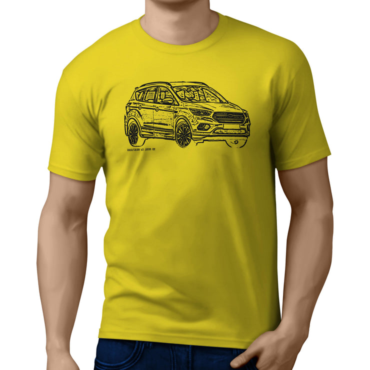 JL Illustration For A Ford Kuga Motorcar Fan T-shirt