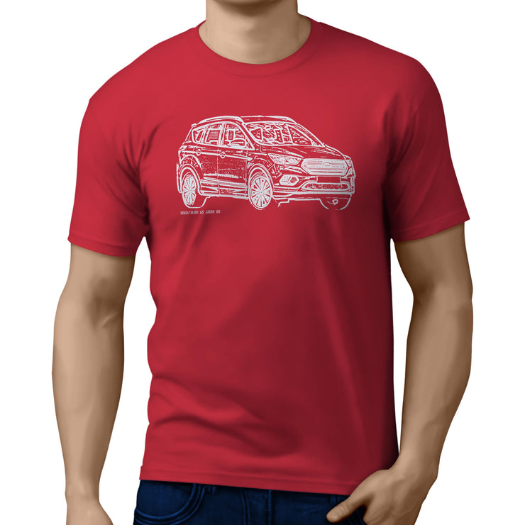 JL Illustration For A Ford Kuga Motorcar Fan T-shirt