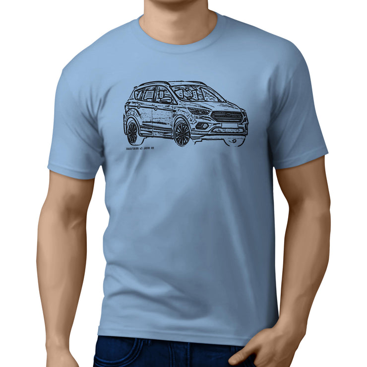 JL Illustration For A Ford Kuga Motorcar Fan T-shirt