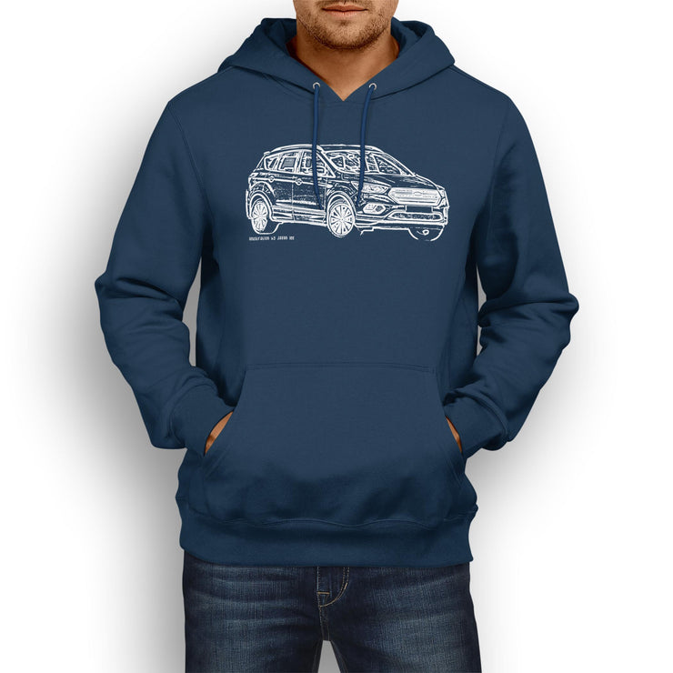 JL Illustration For A Ford Kuga Motorcar Fan Hoodie