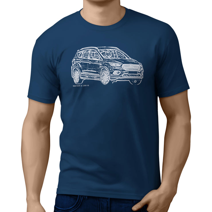 JL Illustration For A Ford Kuga Motorcar Fan T-shirt