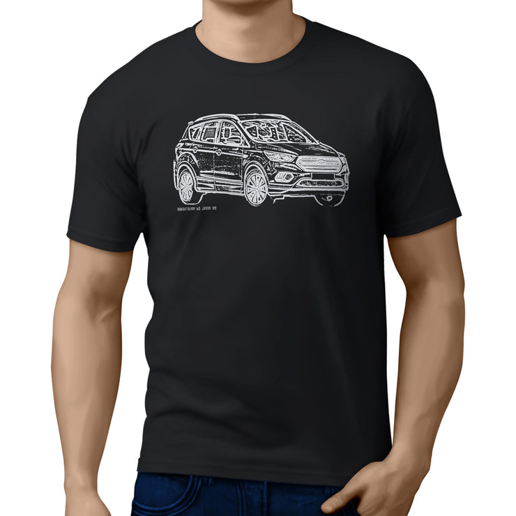 JL Illustration For A Ford Kuga Motorcar Fan T-shirt