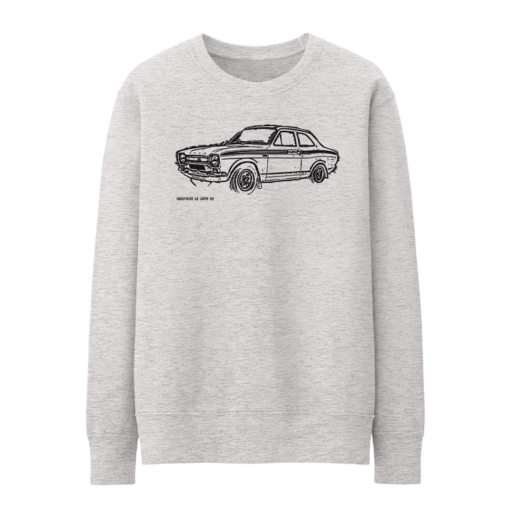 JL Illustration For A Ford Escort Mk1 Mexico Motorcar Fan Jumper