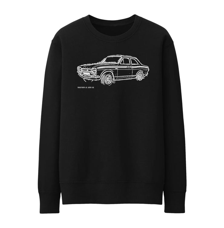 JL Illustration For A Ford Escort Mk1 Mexico Motorcar Fan Jumper