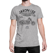 JL Freedom Art Tee aimed at fans of Harley Davidson Fat Bob Motorbike