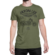 JL Freedom Art Tee aimed at fans of Harley Davidson Fat Bob Motorbike