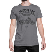 JL Freedom Art Tee aimed at fans of Harley Davidson Fat Bob Motorbike