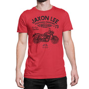 JL Freedom Art Tee aimed at fans of Triumph Bonneville T120 Motorbike