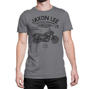 JL Freedom Art Tee aimed at fans of Triumph Bonneville T120 Motorbike