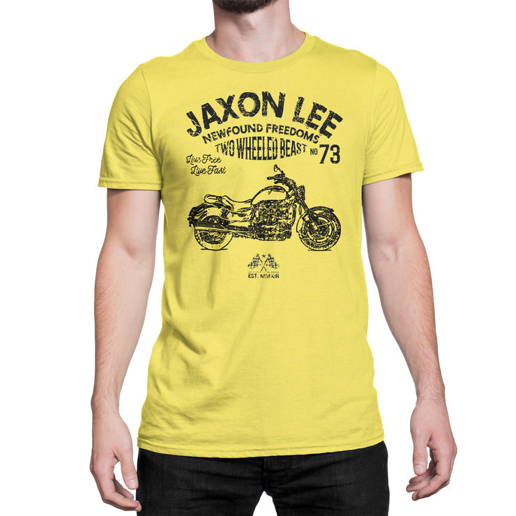 JL Freedom Art Tee aimed at fans of Triumph Rocket III Roadster Motorbike