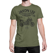 JL Freedom Art Tee aimed at fans of Triumph Tiger Explorer Spoked Wheels Motorbike