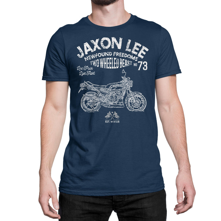 JL Freedom Illustration For A Yamaha RD 350 LC Motorbike Fan T-shirt