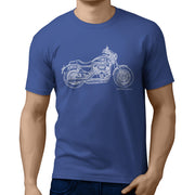 JL Illustration For A Harley Davidson 1200 Custom Motorbike Fan T-shirt