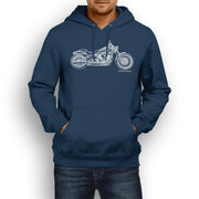 JL Illustration For A Harley Davidson Breakout Motorbike Fan Hoodie