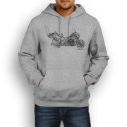 JL Illustration For A Harley Davidson CVO Limited Motorbike Fan Hoodie