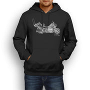 JL Illustration For A Harley Davidson CVO Limited Motorbike Fan Hoodie