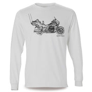 JL Illustration For A Harley Davidson CVO Limited Motorbike Fan LS-Tshirt