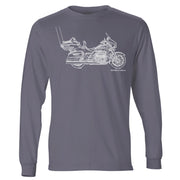JL Illustration For A Harley Davidson CVO Limited Motorbike Fan LS-Tshirt