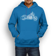 JL Illustration For A Harley Davidson CVO Street Glide Motorbike Fan Hoodie