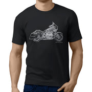 JL Art Tee aimed at fans of Harley Davidson CVO Street Glide Motorbike