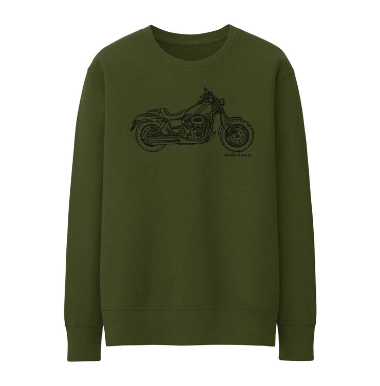 JL Art Jumper aimed at fans of Harley Davidson Fat Bob Motorbike