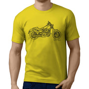 JL Illustration For A Harley Davidson Fat Bob Motorbike Fan T-shirt