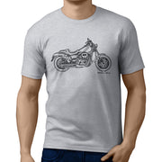 JL Illustration For A Harley Davidson Fat Bob Motorbike Fan T-shirt