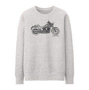 JL* Art Jumper aimed at fans of Harley Davidson Fat Boy Motorbike