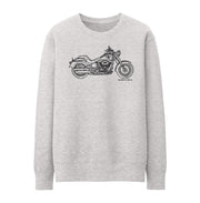 JL Art Jumper aimed at fans of Harley Davidson Fat Boy S Motorbike