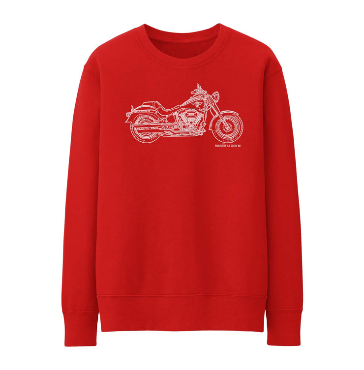 JL Art Jumper aimed at fans of Harley Davidson Fat Boy S Motorbike