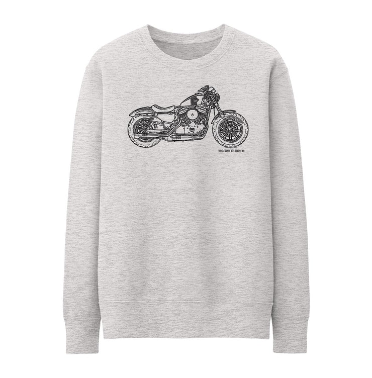 JL Art Jumper aimed at fans of Harley Davidson Forty Eight Motorbike