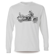 JL Illustration For A Harley Davidson Heritage Softail Classic Motorbike Fan LS-