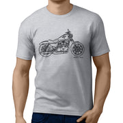 JL Illustration For A Harley Davidson Iron 883 Motorbike Fan T-shirt